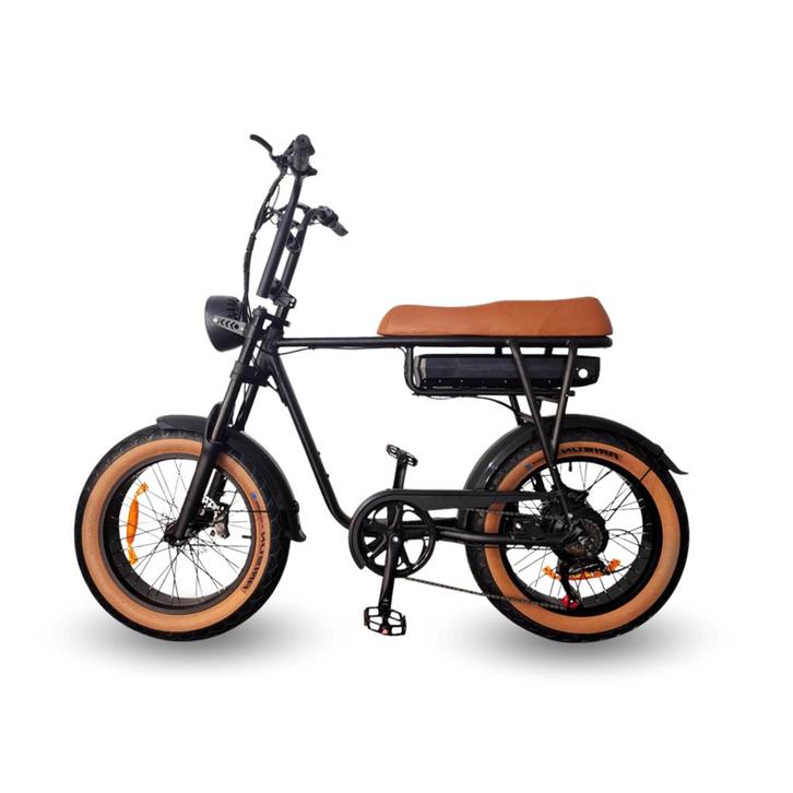 EB2 Elektrische Fatbike – 250W – 18.2Ah – 20 inch - Bruin, Fietsen en Brommers, Elektrische fietsen, Nieuw, Overige merken, Ophalen