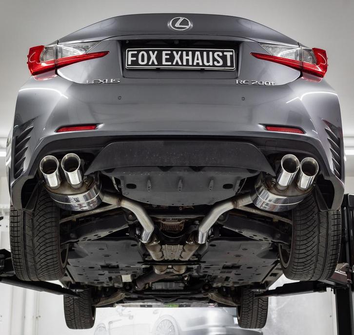 FOX Lexus RC200T einddemper rechts/links - 2x90 Type 25 rech, Auto-onderdelen, Uitlaatsystemen, Nieuw, Verzenden