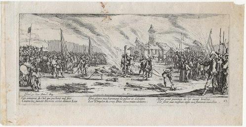 Jacques Callot (1592-1635) - Bruciare al rogo, Antiek en Kunst, Antiek | Overige Antiek