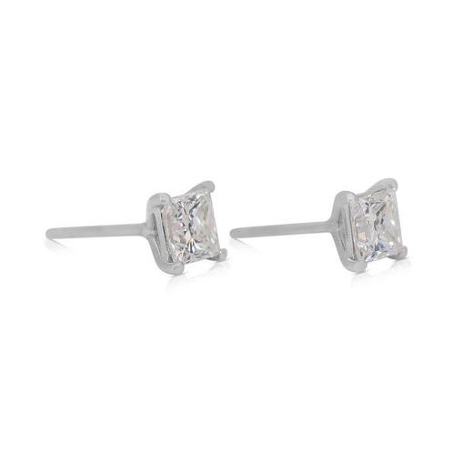 Oorbellen - 18 karaat Witgoud - 2.02ct. tw. Diamant, Sieraden, Tassen en Uiterlijk, Oorbellen