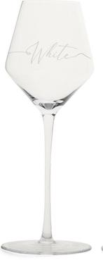 Riviera Maison witte wijnglas (1 glas) (Glazen & Bekers), Huis en Inrichting, Keuken | Servies, Nieuw, Verzenden