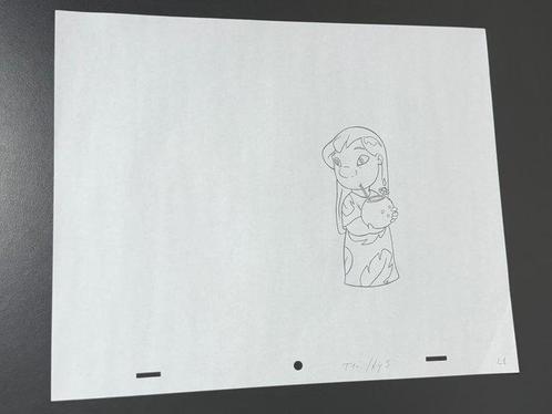 Walt Disney - Originele animatietekening van Lilo - Lilo &, Boeken, Strips | Comics