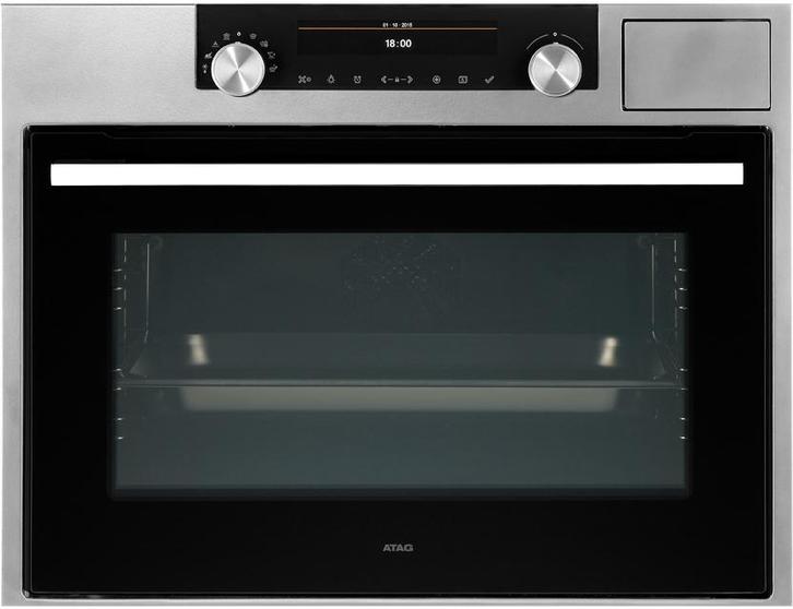 €799 ATAG SX4511D oven 51 l Zwart, Roestvrijstaal, Witgoed en Apparatuur, Ovens, Ophalen of Verzenden