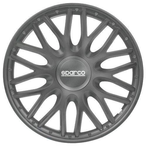 Sparco Wieldoppen Roma - 15-inch - Grijs - Set van 4 stuks, Auto diversen, Wieldoppen, Nieuw, Verzenden