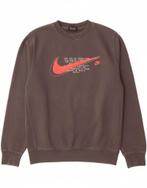 NIKE Mens Graphic Sweatshirt Jumper Small Grey Cotton, Verzenden, Nieuw