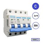 Gacia installatieautomaat 3P+N C50 10KA - PB8H-3NC50, Ophalen of Verzenden, Nieuw