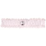 Kousenband wit met strass knoopje NIEUW, Kleding | Dames, Trouwkleding en Trouwaccessoires, Ophalen of Verzenden, Nieuw, Wit