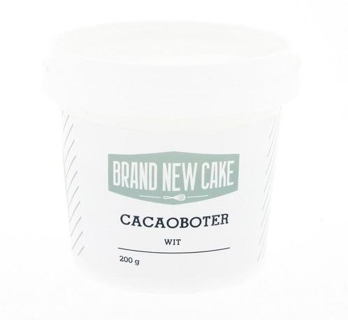 BrandNewCake Cacaoboter gekleurd Wit 200g, Hobby en Vrije tijd, Taarten en Cupcakes maken, Nieuw, Verzenden
