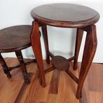 Set bijzettafels (2) - Eik - Plantentafel / Piëdestal