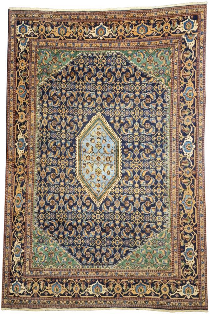 Groot Perzisch Tapijt Ardebil 320x220 wollen vloerkleed iran, Huis en Inrichting, Stoffering | Tapijten en Kleden, 200 cm of meer