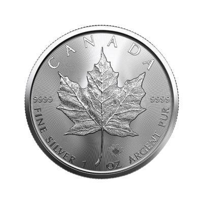 1 troy ounce zilveren Maple Leaf munt (goedkoop), Postzegels en Munten, Edelmetalen en Baren, Zilver, Verzenden