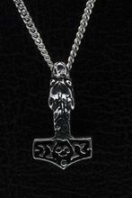 Zilveren Wolven hamer ketting hanger, Verzenden, Nieuw