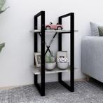 vidaXL Boekenkast 2-laags 40x30x70 cm bewerkt hout grijs, Minder dan 50 cm, Verzenden, Nieuw, Minder dan 100 cm