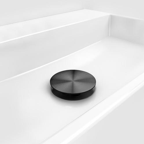 Afvoerplug Niet Afsluitbaar Clou Goud Geborsteld Gunmetal, Doe-het-zelf en Verbouw, Sanitair, Overige typen, Nieuw, Ophalen of Verzenden