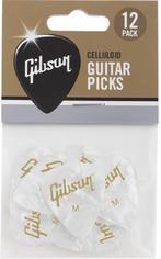 Gibson - Pearloid White - Plectrum - Medium 12-pack, Muziek en Instrumenten, Ophalen of Verzenden, Nieuw, Akoestische gitaar
