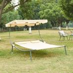 casa.pro Ligbed Avigliano tweepersoons 200x173x146 cm antrac, Tuin en Terras, Ligbedden, Verzenden, Nieuw