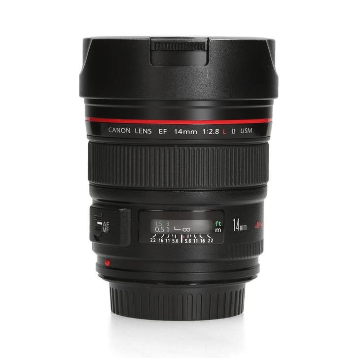 Canon EF 14mm F2.8 L II USM, Audio, Tv en Foto, Fotografie | Lenzen en Objectieven, Zo goed als nieuw