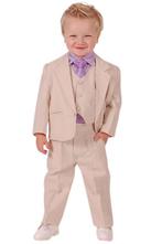 Babykostuum beige effen-62 NIEUW, Kinderen en Baby's, Babykleding | Maat 62, Ophalen of Verzenden, Nieuw, S.Y.W, Jongetje