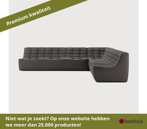 Ethnicraft N701 Modulare Sofagranitur 90° Quadratisch rechts, Huis en Inrichting, Fauteuils, Nieuw, Overige materialen, Ophalen of Verzenden