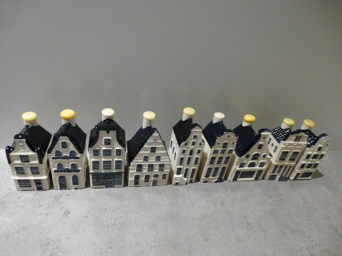 KLM-huisje - Negen KLM/Bols huisjes gevuld met Bols, Antiek en Kunst, Antiek | Wandborden en Tegels