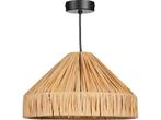 Mica Decorations Elisa Hanglamp - H18 x Ø30 cm - Raffia -, Verzenden, Nieuw
