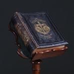 Essenhouten Lezenaar of bijbelstandaard ca 1890 het blad ges, Antiek en Kunst, Antiek | Meubels | Tafels, Ophalen of Verzenden