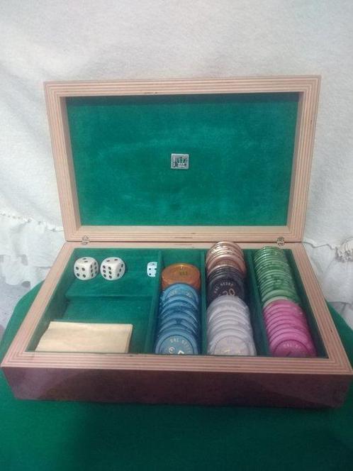 Pokerset - set da gioco, Antiek en Kunst, Curiosa en Brocante