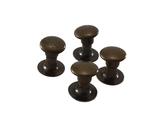 Dubbele holnieten 1 bolle kop 7 mm, Bruin 1.000 sets, Hobby en Vrije tijd, Verzenden, Nieuw