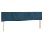 Hoofdbord Set 100cm - tweedekansje! Fluweel - Comfort OP=OP, Huis en Inrichting, Slaapkamer | Bedden, Verstelbaar, Blauw, Ophalen of Verzenden