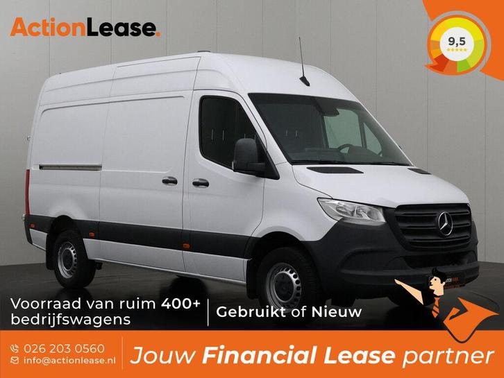 Mercedes Sprinter Bestelbus L2 H2 2021 Diesel, Auto's, Mercedes-Benz, Dealer onderhouden, Lease, Zwart, Handgeschakeld, Financial lease