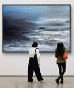 Luca Domiro - Low Tide - XL Painting, Antiek en Kunst