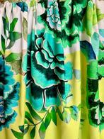 Exclusieve dubbele breedte bloemen Japanese vijver stof., Antiek en Kunst, Antiek | Kleden en Textiel