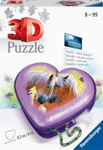 3D Puzzel - Hartendoosje Paarden (54 stukjes) | Ravensburger, Hobby en Vrije tijd, Denksport en Puzzels, Nieuw, Verzenden