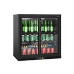 GGM Gastro | Barkoelkast - 900mm - 220 liter - 2 glazen |, Verzenden, Nieuw