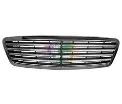 MERCEDES C klasse, W203, 2000-2004 - GRILLE, zilvergrijs,..., Auto-onderdelen, Carrosserie en Plaatwerk, Nieuw, Mercedes-Benz