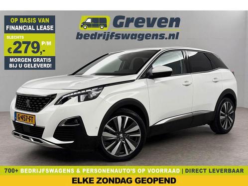 Peugeot 3008 1.2 PureTech Clima Cruise 360Camera Virtual LED, Auto's, Peugeot, Automaat, Benzine, Wit, Verzenden