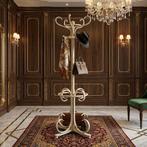 Kapstok - Hout, Messing - vrijstaande kapstok