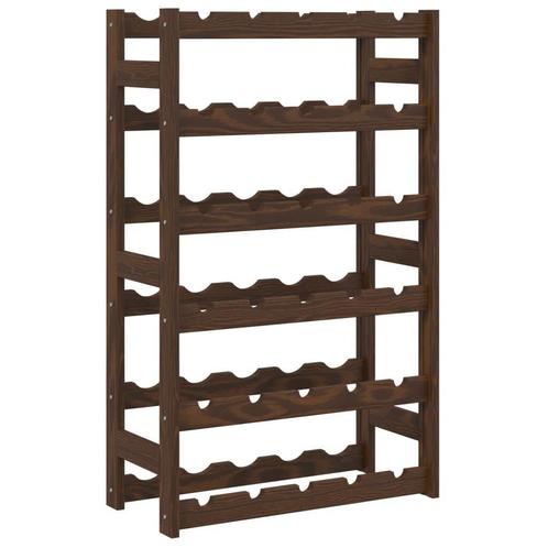 Massief Grenen Wijnrek 30 Flessen | 42% Korting | OP=OP, Huis en Inrichting, Woonaccessoires | Wijnrekken, 75 cm of meer, 25 flessen of meer