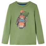 vidaXL Kindershirt met lange mouwen 116 lichtkakikleurig, Kinderen en Baby's, Verzenden, Nieuw