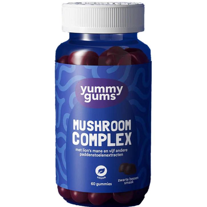 Yummygums  Mushroom Complex  60 Gummies, Sieraden, Tassen en Uiterlijk, Uiterlijk | Haarverzorging, Nieuw, Verzenden
