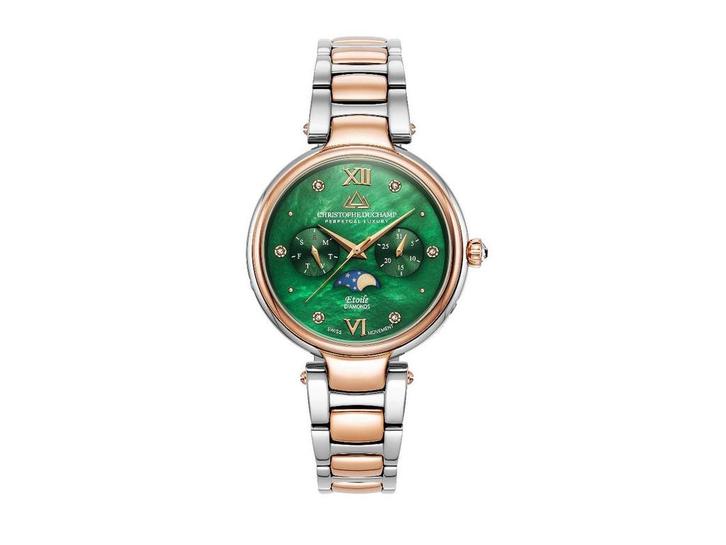 Christophe Duchamp ETOILE - Polshorloge - Moonphase -, Sieraden, Tassen en Uiterlijk, Horloges | Dames, Nieuw, Verzenden