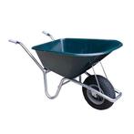 Kruiwagens Tuin Kruiwagen 100L Kunststof Groen (anti-lek..., Doe-het-zelf en Verbouw, Transportwagens, Ophalen of Verzenden, Nieuw