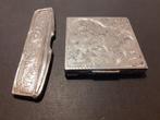Toiletset (2) - .800 zilver - Portemonnee en kam, Antiek en Kunst