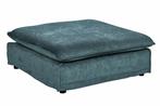 Stoel HEAVEN 100cm afneembare hoes fluweel teal - 40164, Ophalen of Verzenden, Nieuw