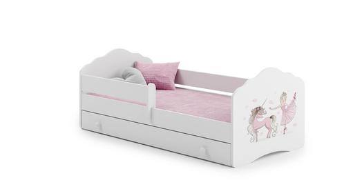 Kinderbed - fee & eenhoorn - met lade, matras & hekje - 1..., Kinderen en Baby's, Kinderkamer | Bedden, Nieuw, Ophalen of Verzenden