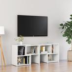 vidaXL Tv-meubel 104x30x52 cm bewerkt hout hoogglans wit, Huis en Inrichting, 100 tot 150 cm, Verzenden, Nieuw, Minder dan 100 cm