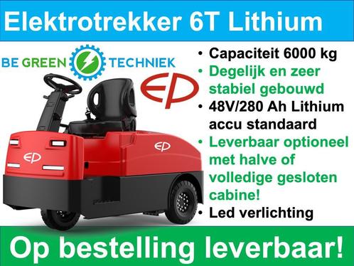 Uniek elektrotrekker 6000 kg met lithium accupakket LFP!, Zakelijke goederen, Machines en Bouw | Heftrucks en Intern transport
