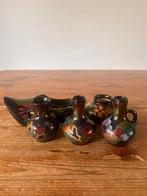 Iris Gouda - Vaas (5) - Aardewerk - Plateel vaasjes en klomp, Antiek en Kunst, Antiek | Glas en Kristal