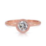 Zonder minimumprijs - Ring - 18 karaat Roségoud - 0.60ct., Nieuw