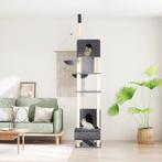 vidaXL Kattenmeubel vloer tot plafond 277-303 cm donkergrijs, Verzenden, Nieuw
